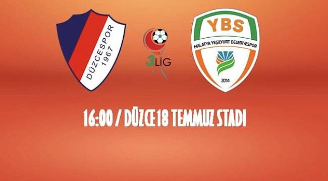 Yeşilyurt Belediyespor Düzcespor Deplasmanında