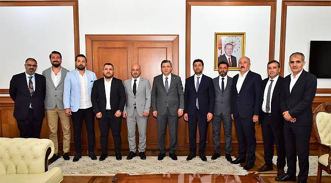 Yeni Yönetimden Vali Şahin'e Ziyaret
