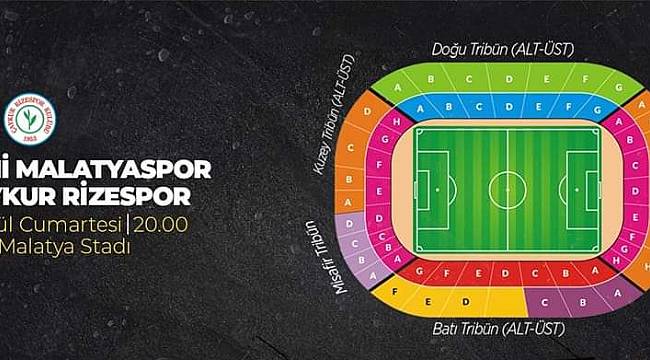 Ç.Rizespor Maçının Biletleri Satışta