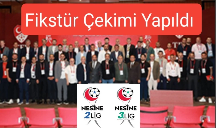 2. Ligin ve 3. Ligin Fikstür Çekimi Yapıldı