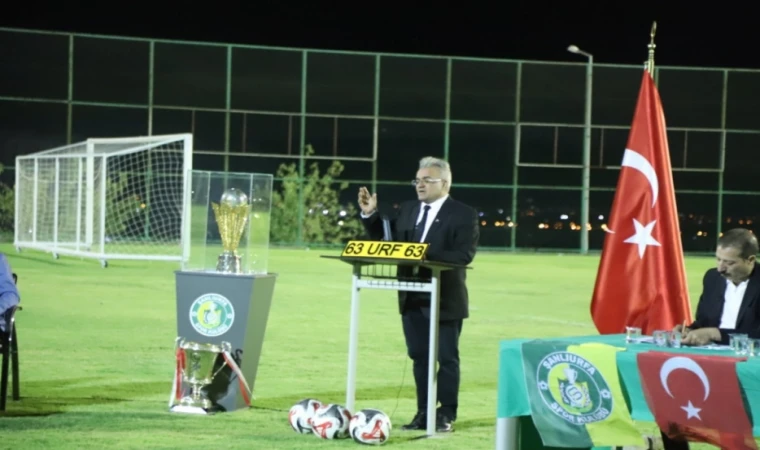 "63 URF 63" Plaka Şanlıurfaspor'a Gelir Getirdi