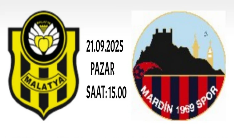 Yeni Malatyaspor-Mardin 1969 Maçı Pazar Günü