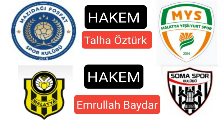 Maçların Hakemleri Belli Oldu