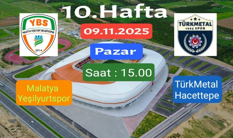 M.Yeşilyurtspor Hacettepe'yi Misafir Edecek