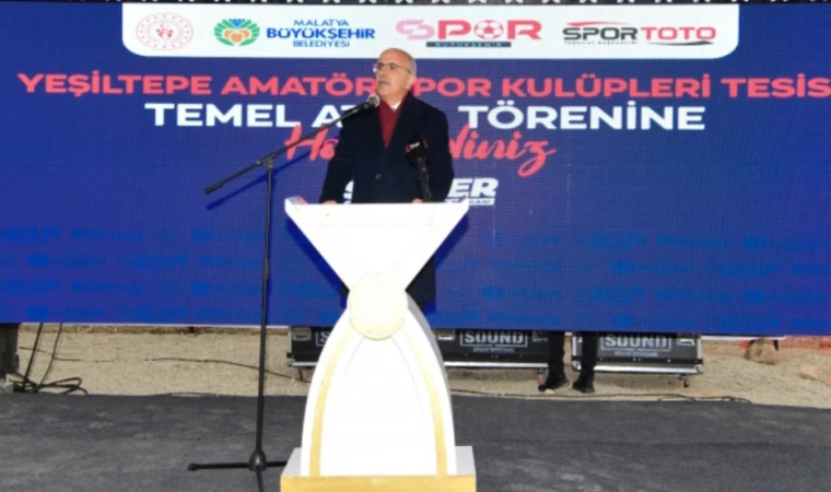Amatör Spor Tesisleri Temeli Atıldı