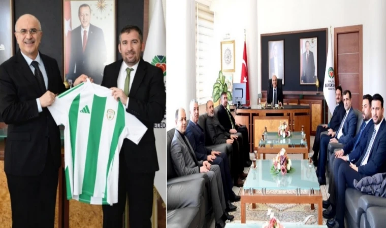M.Yeşilyurtspor Yönetimi Başkan Er'i Ziyaret Etti