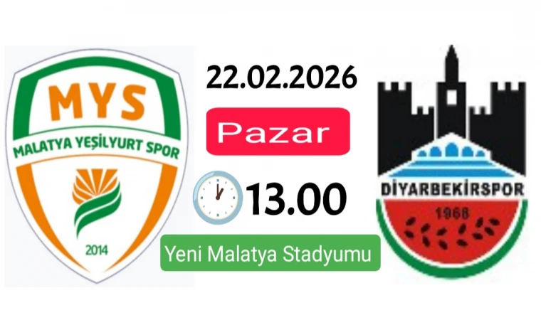 M.Yeşilyurtspor'un Konuğu Diyarbekirspor