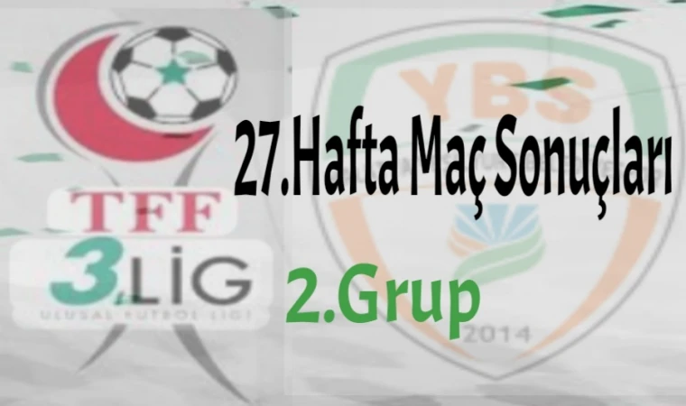 3. Lig 2. Grup Maç Sonuçları ve Puan Durumu