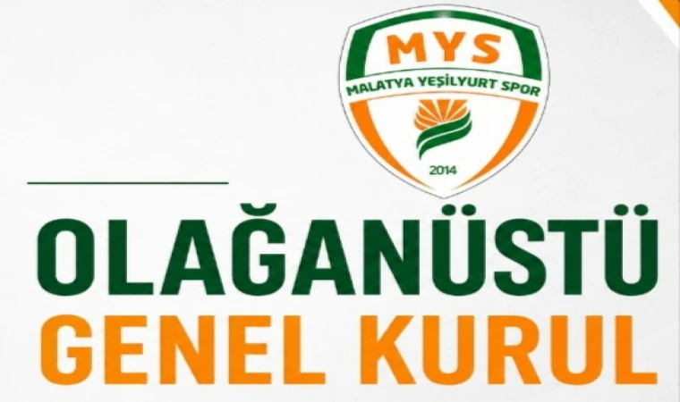 M.Yeşilyurtspor'da Olağanüstü Seçimli Genel Kurul Kararı