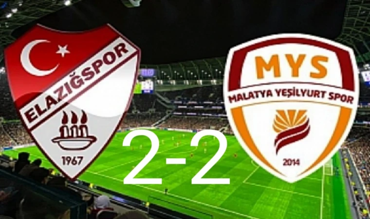Elazığ'da Dostluk Kazandı (2-2)