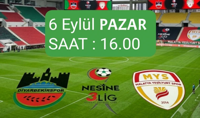 Sezonun İlk Maçı Pazar Günü 16.00'da