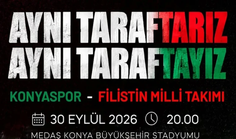 Konyaspor -Filistin Milli Takımı Dostluk Maçı