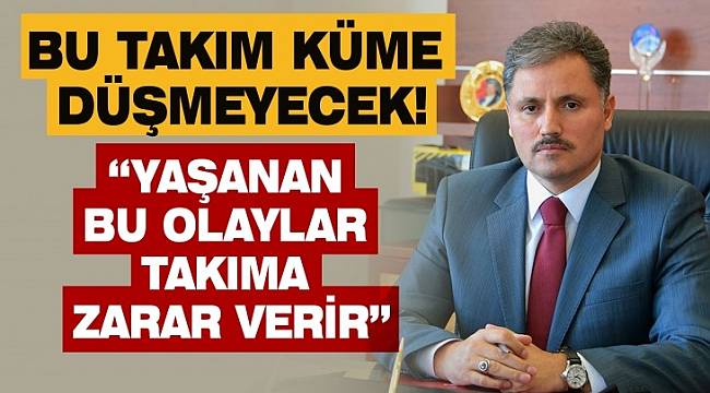 Bu Takım Küme Düşmeyecek!