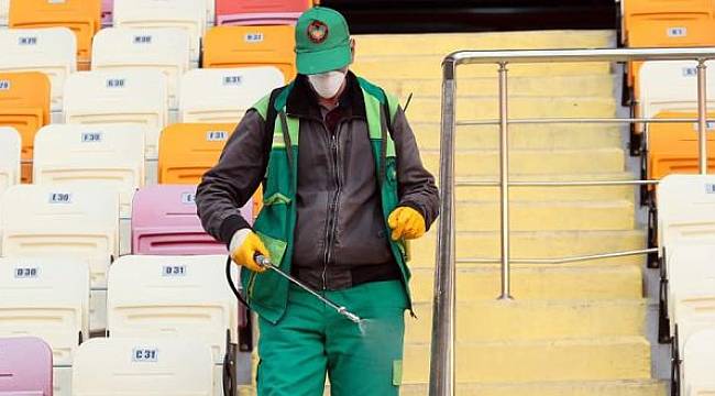 Yeni Malatya Stadyumuna Virüs İçin Önlem