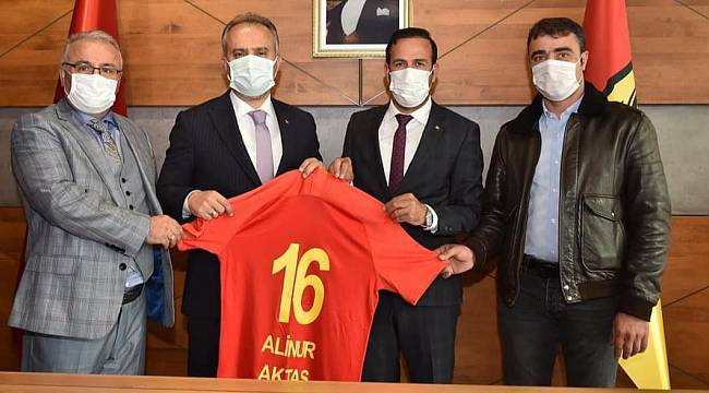 Aktaş ve Bozkurt'tan Ziyaret