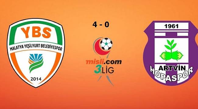 Yeşilyurt Belediyespor Gaza Bastı 4-0