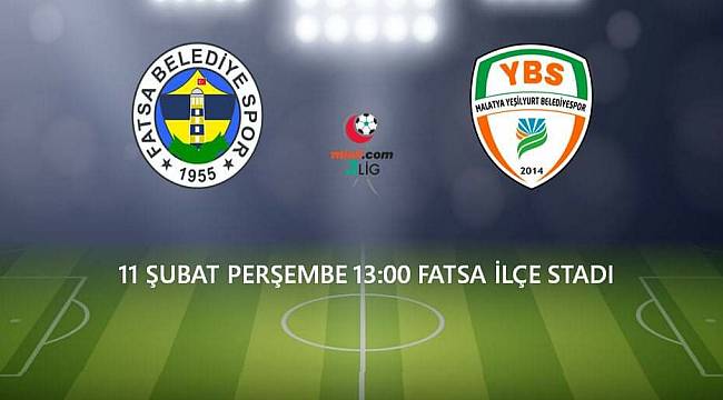 Yeşilyurt Belediyespor Fatsa Deplasmanında