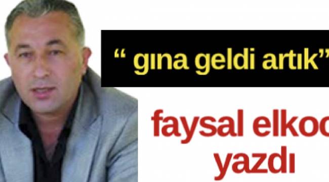 " Gına Geldi Artık"