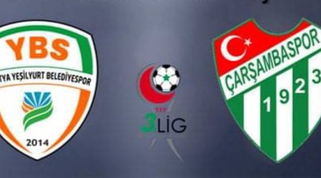 Yeşilyurt Belediyespor-Çarşambaspor (13.00)