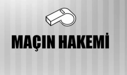 Maçın Hakemi Belli Oldu