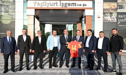 Yeni Malatyaspor Başkan Geçit'i Ziyaret Etti