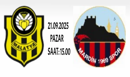 Yeni Malatyaspor-Mardin 1969 Maçı Pazar Günü