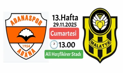 Yeni Malatyaspor Adanaspor'un Konuğu Olacak