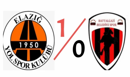 Elazığ Battalgazi'ye Yol Vermedi (1-0)