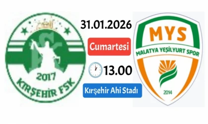 Malatya Yeşilyurtspor Kırşehir'e Gidecek