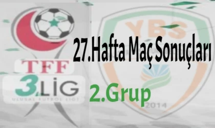 3. Lig 2. Grup Maç Sonuçları ve Puan Durumu