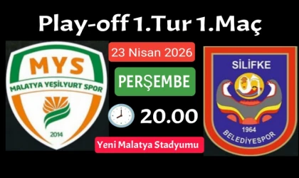 Play-off 1.Tur 1.Maç Perşembe Günü