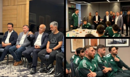 Başkan Er, M.Yeşilyurtspor'u Otel'de Ziyaret Etti