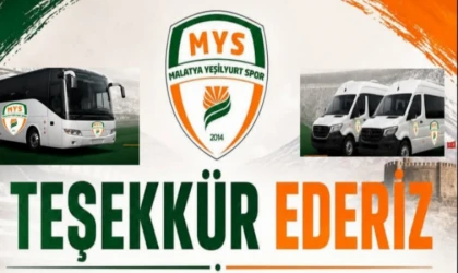 Malatya Yeşilyurtspor'dan İnce'ye Teşekkür