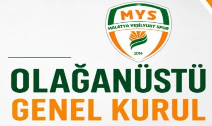 M.Yeşilyurtspor'da Olağanüstü Seçimli Genel Kurul Kararı