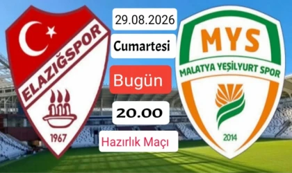 Hazırlık Maçı Saat 20.00'da