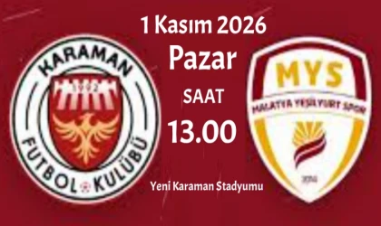 Lider Karaman FK Deplasmanına Gidecek